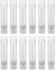 Handy Basics Lip Balm Empty Container Tubes 316 Oz 55ml Pack of 12 Natural Translucent Color