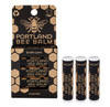 Portland Bee Balm All Natural Handmade Beeswax Based Lip Balm Unscented 3 Count