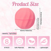 RONRONS 025 oz7g Sphere Lip Balm Containers 8 Refillable Screw Cap Empty Lip Balm Tubes DIY Reusable Lipstick Tubes Lip