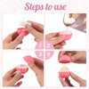 RONRONS 025 oz7g Sphere Lip Balm Containers 8 Refillable Screw Cap Empty Lip Balm Tubes DIY Reusable Lipstick Tubes Lip