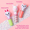 Lip Smacker Lippy Pals Unicorn Panda Kitten Lip balm for Kids Foxy Apple Hoppy Carrot Cake Strawberry Llama