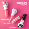 Lip Smacker Lippy Pals Set of 3 Flavored Moisturizing Smoothing Soft Shine Lip Balm Hydrating Protecting Fun Tasty Flavo