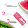 Hurraw Watermelon Lip Balm Organic Certified Vegan Cruelty and Gluten Free NonGMO 100 Natural Ingredients Bee Shea Soy a