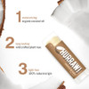 Hurraw Coconut Lip Balm 3 Pack Organic Certified Vegan Cruelty and Gluten Free NonGMO 100 Natural Ingredients Bee Shea S