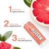 Hurraw Grapefruit Lip Balm 3 Pack Organic Certified Vegan Cruelty and Gluten Free NonGMO 100 Natural Ingredients Bee She