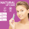 OrganiLip Organic Lip Balm Acai Flavor Ultra Hydrating Lip Moisturizer for Cracked or Dry Lips Oval Shaped Tube USDA Cer