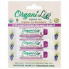 OrganiLip Organic Lip Balm Acai Flavor Ultra Hydrating Lip Moisturizer for Cracked or Dry Lips Oval Shaped Tube USDA Cer