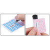 Lip Balm Container Kit 50x Lip Balm Tubes Black 50x Writable Sticker 3 colors 50x Printed Stickers Transparent for DIY L