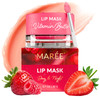 MAREE Lip Mask Overnight Lip Moisturizer For Very Dry Lips Hydrating Lip Butter Balm with Hyaluronic Acid Collagen Overn