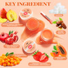 ANAI RUI Lip Scrub Mask Set Lip Scrubber Exfoliator Lip Sugar Scrub Lip Sleeping Mask Moisturizering for Dry Chapped Dar