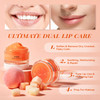 ANAI RUI Lip Scrub Mask Set Lip Scrubber Exfoliator Lip Sugar Scrub Lip Sleeping Mask Moisturizering for Dry Chapped Dar