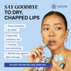 SNOW Lip Scrub Exfoliator Sugar Scrub for Dry Cracked Lips with Jojoba Oil Lavender Mint Nourishes Hydrates Repairs Trea