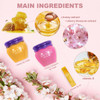 2PCS Lip Mask Overnight HoneySakura Day and Night Repair Sleeping Lip Balm Fade Lip Lines Bee Balm Hydrating Prevention