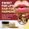 Eco Lips LIP SUGAR SCRUB 2 Pack 205oz jars 100 Organic Lip Care Treatment with Organic Sugar Coconut Oil Gently Exfoliat