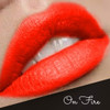 By The Clique Premium Long Lasting Matte Orange Red Lip Liner Pencil On Fire Orange Red Ultra Wear Lip Liner
