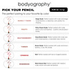 Bodyography Heatherberry Lip Pencil Lip Liner Pencil with Coconut Oil Vitamin E C LongLasting Matte Liner for Definition