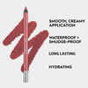 URBAN DECAY 247 GlideOn Waterproof Lip Pencil Rush Pink Mauve with Soft Pearl SmudgeProof Longwearing Lip Liner Smooth C