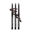 Ruby Kisses Auto Lip Liner Pencil Dark Brown 3 Pack Long Lasting NonFading Smooth Application NonFeathering with Rich Pi