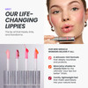 Wonderskin Lip Oil Rehab Serum Tinted Lip Oil Hydrating Moisturizing and NonSticky Coral Pink Tint Serum for Dry Lips Lo