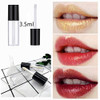 KaiLeQi Pink lip gloss tubes with wand empty bottles 35ml Clear Mini Refillable lip gloss containers DIY lip gloss makin