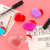 RONRONS 20 Pieces Heart Lip Gloss Tubes Clear Plastic Empty Lip Gloss Container Cute Heart Shape Mini Lipgloss Tubes wit