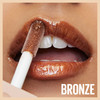 Maybelline Lifter Gloss Hydrating Lip Gloss with Hyaluronic Acid High Shine for Plumper Looking Lips Bronze Red Neutral