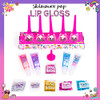 Just My Style Shimmer Pop Lip Gloss Create 5 LollipopShaped Lip Glosses Includes Funnel Empty Lip Gloss Containers Sweet