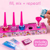 Just My Style Shimmer Pop Lip Gloss Create 5 LollipopShaped Lip Glosses Includes Funnel Empty Lip Gloss Containers Sweet