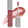Pure Illumination LightUp Lip Gloss with LEDLit Applicator Brush Side Mirror NonSticky Moisturizing Hydrating Lip Glosse