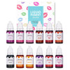 BONNIE CHOICE 12 Colors Liquid Lip Gloss Pigment Set DIY Lipstick Liquid Pigment for Set Making Lip Gloss DIY Lip Cosmet