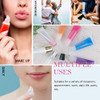 AMORIX 50pcs Lip Gloss Tubes 15ml White Refillable Cosmetic Squeeze Tubes 2 x 20ml Syringes and Tags for DIY Lip Gloss B