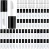 Patelai 100 Pieces Clear Mini Lip Gloss Tube Refillable Empty Lip Balm Gloss Containers Bottles Transparent Mini Lipstic