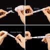 Awpeye 30Pack 3ML Transparent Twist Pens Empty Nail Oil Pen Brush Cosmetic Lip Gloss Container Applicators
