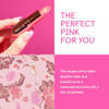 Winky Lux Ros Glimmer Balm Hydrating ph Lip Balm Natural Pink Tint with pH Color Changing Moisturize Soften Lips While L