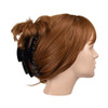 Long Jaw Clip Hair Claw - Black online at globaldelivered