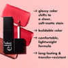elf Glossy Lip Stain LongLasting Lightweight Lip Stain For A Sheer Pop Of Color Subtle Gloss Finish Vegan CrueltyFree Ci