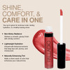 Palladio Lip Gloss Champagne NonSticky Contains Vitamin E and Aloe Offers Intense Color and Moisturization Minimizes Lip