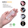 AMORIX 50PCS Lip Gloss Tubes 15ml Pink Cap Lip Gloss Containers Empty Lip Balm Tubes Cosmetic Squeeze Lipgloss Tubes 2 x