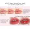 KYDA Hydrating Lip Glow Oil Moisturizing Lip Oil Glossy Transparent Plumping Lip Gloss Tinted Lip Oil for Lip Care and D