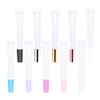 50 PCS Empty long slim 15ml squeeze pink lip gloss tubes lip oil sofe lipgloss tubes pink lid