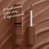 NYX PROFESSIONAL MAKEUP Butter Gloss Brown Sugar NonSticky Lip Gloss Fudge Me Warm Brown