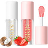 LANGMANNI Lip OilNoSticky Gloss Lip Balm Lip CareFruit Flavoured Lip Oil For Dry Lips Moisturizing Hydrating And Nourish