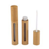 2Pcs 6ml15oz Reusable Empty Bamboo Lip Gloss Tubes Lip Balm Bottles Vials Cosmetic Makeup Travel Containers with Wand Ap