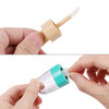 JOLLYSTYLE 15PCS Lip Gloss Tubes Pink Green Blue Ice Cream Shape Lip Gloss Containers Empty Refillable Clear LipglossLip