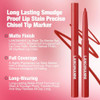 Beauty Glazed 12pcsSet Matte Liquid Lipstick Set Waterproof Nutritious Velvet Long Lasting Liquid Lip gloss Red Tint Nud