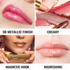 Oulac Metallic Lipstick for Women with Lightweight Hydrating Formula Metallic Golden Nude Lip Stick Vegan Beauty Full Co
