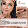 Oulac Metallic Lipstick for Women with Lightweight Hydrating Formula Metallic Golden Nude Lip Stick Vegan Beauty Full Co