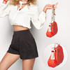 Boao 10 Pieces Lipstick Holder Keychain with Clip Colorful Lip Balm Holder Keychain for Women Pocket Bag AccessoriesSilv