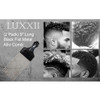 Luxxii (2 Pack) 8" Long Black Fist Metal Afro Pick Lift Hair Comb Detangle Wig Braid Hair Man Styling Comb online at globaldelivered