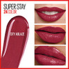 MAYBELLINE Super Stay 24 2step Long Lasting Liquid Lipstick and Lip Balm 930 City Ablaze 1 count